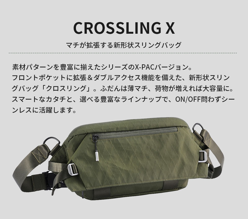 送料無料】エース (ace.) クロスリングX ボディバッグ 68036 スリング