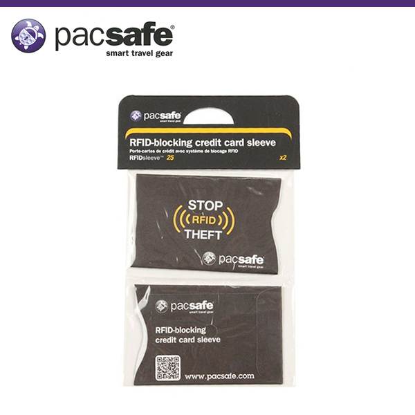 スキミングから個人情報をガード Pacsafe パックセーフ Rfidセーフ スリーブ25 海外旅行グッズ トラベルグッズ 旅行用品 トラベル用品 便利グッズ コンサイス おしゃれ 防犯グッズ ケース カードケース カード スキミング防止 デザイン セキュリティ 旅行用品