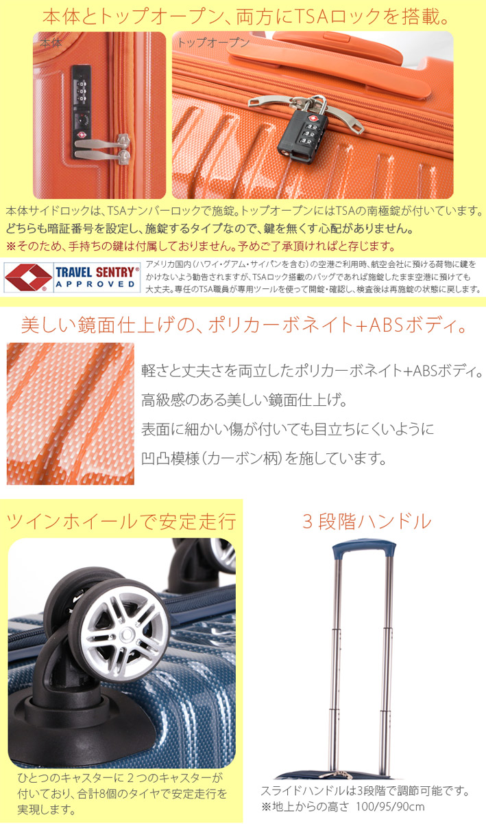 機内持込】【コインロッカー対応】【送料無料】ACTUS トップオープンキャリー TOPS 24L 74-20470 アクタス トップス ジッパーキャリー  スーツケース LCC対応(フロントオープン かわいい おしゃれ キャリーケース キャリーバッグ 出張用 スーツ ケース 小型 ssサイズ) 旅行 ...